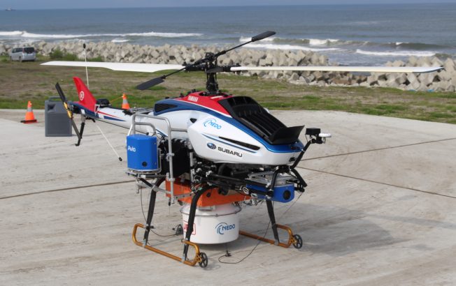 ドローン、ヘリ 大型物流ドローンからソリューションまで様々なスタイルで展示[JMS2023