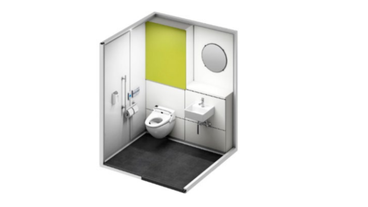 LIXIL、物流施設向けの可動式“快適トイレ”を新たに開発