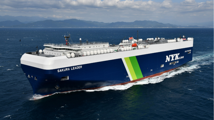 日本郵船、LNG主燃料の自動車専用船12隻を調達へ