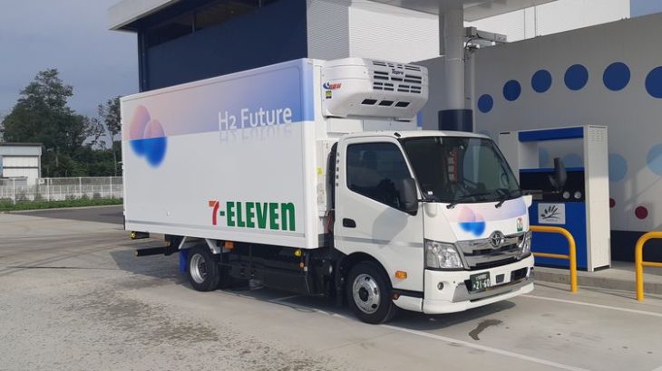 コンビニ大手３社、店舗配送にFC小型トラック活用の実証実験