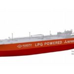 三菱造船と名村造船所、LPG＆重油の二元燃料に対応の大型運搬船で技術提携契約