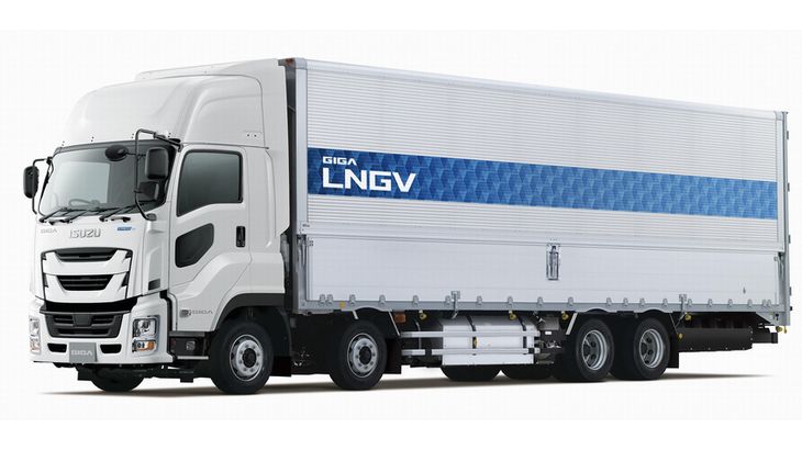 いすゞ、国内商用車メーカー初の大型LNGトラック発売
