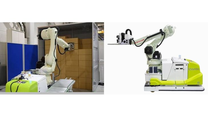 川崎重工、物流分野向けに混載対応の荷降ろしロボット発売