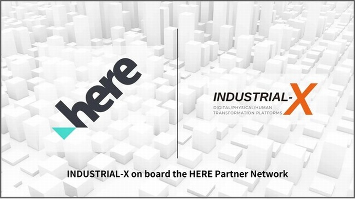 INDUSTRIAL-X、オランダのデジタル地図大手ヒアテクロノジーズとグローバルパートナー契約を締結