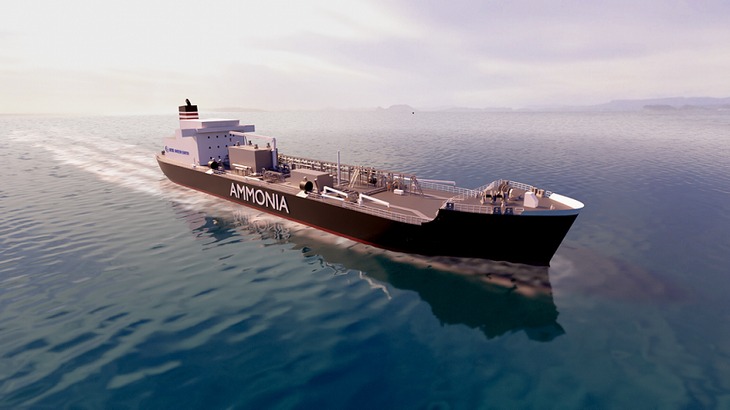 日本郵船、アンモニア燃料供給船の基本設計承認を取得