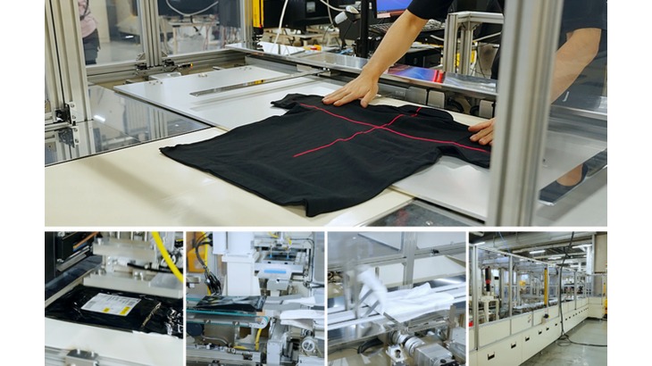 イメージ・マジック、Tシャツやアパレル製品のたたみ袋詰め出荷を自動化
