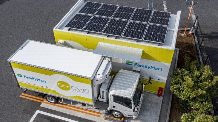 伊藤忠商事など、ファミマでバッテリー交換式EV小型トラックを用いた店舗向け商品配送の実証開始
