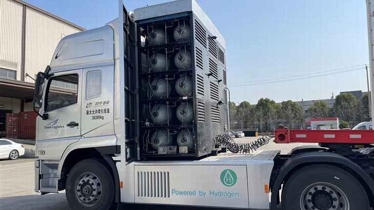 郵船ロジ、 中国で水素燃料電池トラック導入