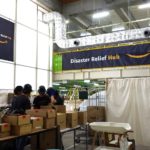 【現地取材・動画】アマゾンが神奈川・相模原の物流センター内に災害支援物資拠点開設、東日本初