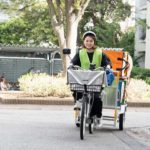 アマゾンジャパン、リヤカー付き電動アシスト自転車による配達を開始