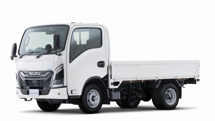 いすゞの小型BEVトラック「エルフ」、普通免許で運転可能な車両総重量3.5t未満モデル追加