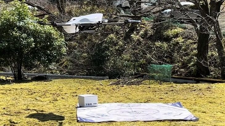 静岡・下田でドローン「レベル3.5」飛行による災害時物資配送と被災状況空撮の実証実験