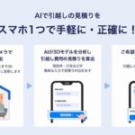 アート引越センター、スマホで部屋撮影すればAIが料金見積もり自動算出する新アプリ提供開始