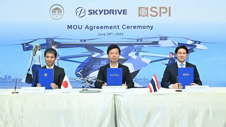 SkyDrive、タイの大手財閥サハ・グループや東急と「空飛ぶクルマ」活用した事業検討へ