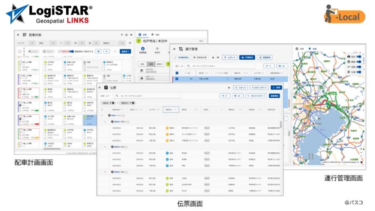 パスコ、クラウド型配車支援システムに地場の取り組み特化機能追加