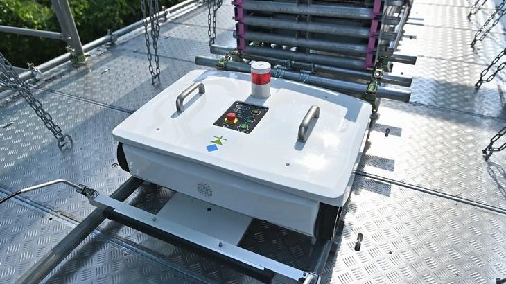 タカミヤ、建設業界の人手不足対応で足場運搬ロボットのレンタル開始