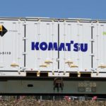 コマツと日通、JR貨物が石川～茨城で私有コンテナ活用したモーダルシフト実現