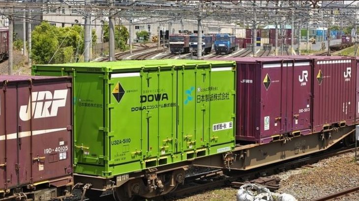 DOWAエコシステムと日本製紙がラウンド輸送強化、専用コンテナ7基を投入
