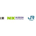 森永乳業と日通、JR貨物、日本石油輸送が31ftスーパーURコンテナ活用したラウンド輸送開始