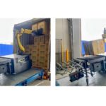 SGシステム、XYZ Robotics、サンワサプライの3社がコンテナ向け荷降ろしロボットを共同導入