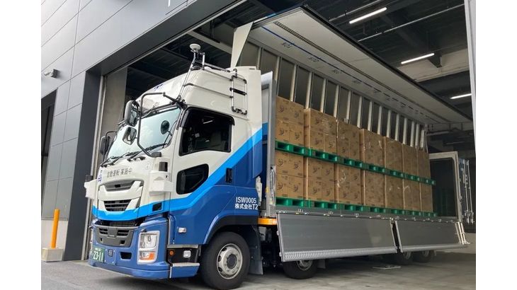 PALTACと大王製紙、T2の自動運転トラック活用した幹線輸送の実証を関東～関西間一部区間で開始
