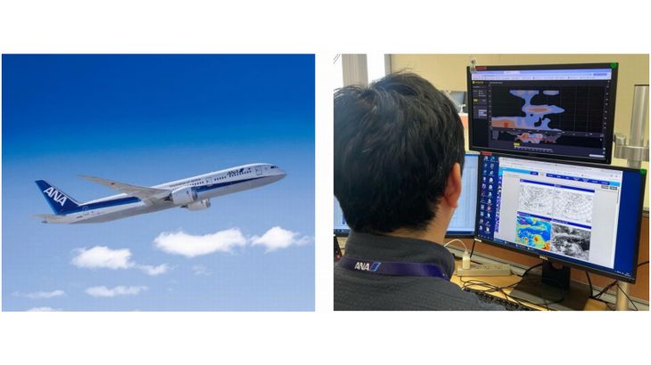 ANAが世界初、AI活用の乱気流予測システム導入