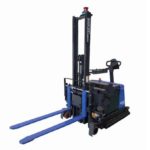 三菱ロジスネクストとハクオウロボ、ウォーキー型自動フォークの国内販売で協業開始