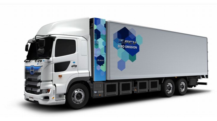 日野が国内初、燃料電池大型トラックの量産モデルを10月発売へ