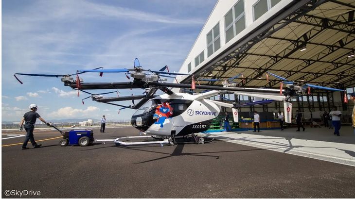IHI運搬機械、SkyDriveに「空飛ぶクルマ」の機体搬送装置を提供