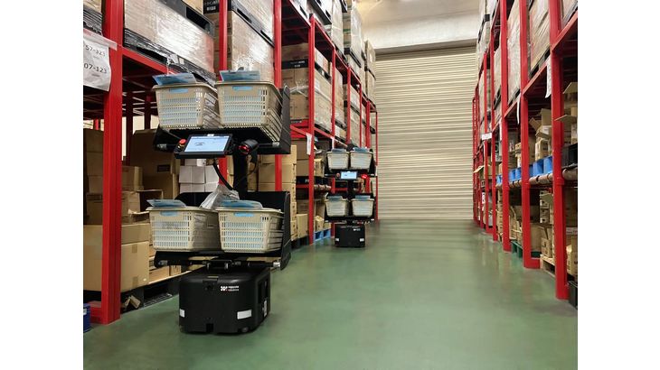 ケイヒン配送、ラピュタロボのピッキングアシストAMRを横浜の拠点で採用