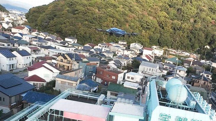 エアロネクストが日本初、和歌山で人口集中地区上空含むルートの「レベル3.5」飛行実証を実施