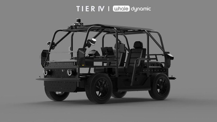 ティアフォー、自動運転テスト用車両を公開