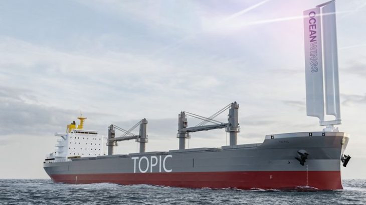 風力活用の推進補助装置、50年までにグローバル対象船舶の2割に採用目指す