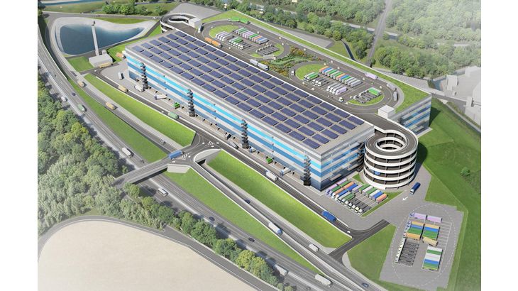 三菱地所が中京圏で自動運転トラックなど対応可能な高速道路IC直結の「次世代基幹物流施設」開発計画始動