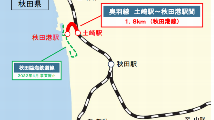 JR貨物、秋田港線を26年7月1日付で廃止へ