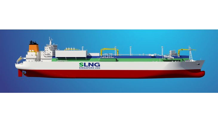 商船三井がシンガポールで展開するLNG受け入れの浮体式設備FSRU事業、国際協力銀や三菱UFJ銀などとプロジェクトファイナンス契約締結