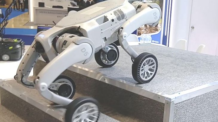 【現地取材・動画】中国のPudu、屋外の荷物搬送も可能な四足歩行ロボットをお披露目