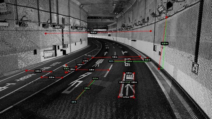 NTT-MEとダイナミックマッププラットフォーム、3次元空間で高速道路などの形状を正確に表す点群データ共有