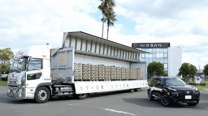 日産とサッポログループ、共同で関東～九州間の海上輸送開始