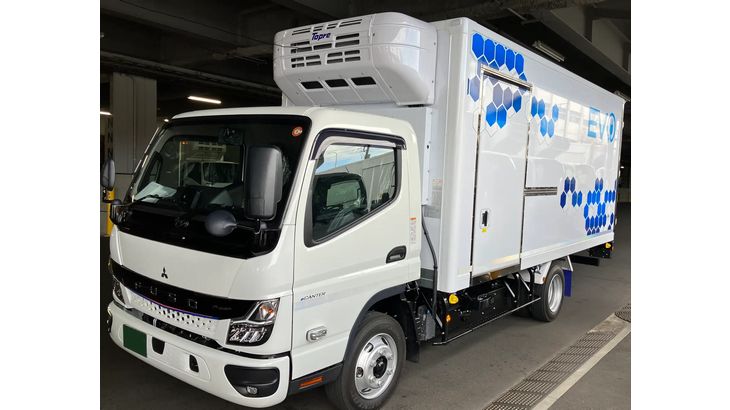 三菱食品、ローソン向けチルド配送にEVトラック導入