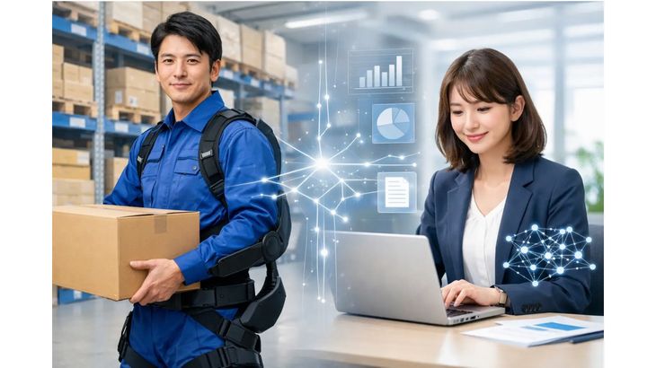 中古品買取・再販のエコランド、倉庫作業に装着型アシストスーツ導入