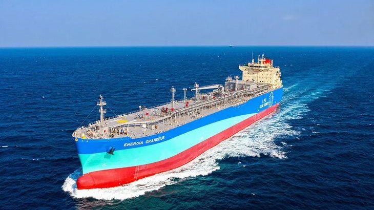 商船三井グループ、仏トタル向け定期用船予定のLPG燃料新造LPG・アンモニア運搬船が竣工