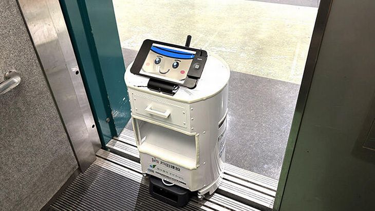戸田建設など、神奈川・相模原市役所本庁舎で配送ロボットの走行実証