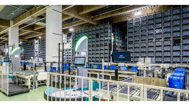 鈴与、川崎・東扇島の物流センターに仏Exotecの3次元高速ピッキングシステム導入