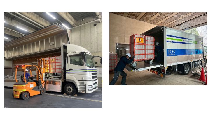 日通、建設資材の共同配送と建設現場内搬入支援を開始