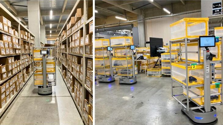 3PLのファインプラス、GROUNDが取り扱うAMR導入でピッキング生産性が2倍超に向上