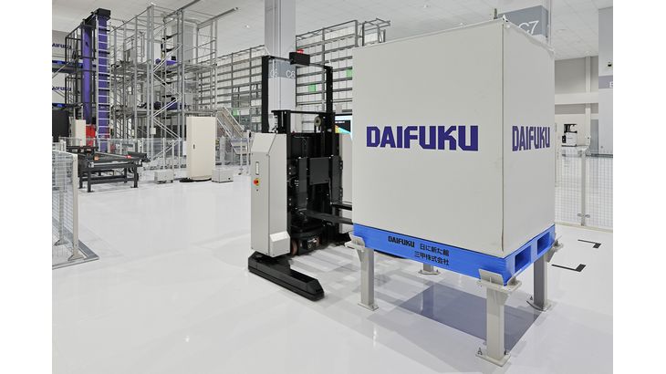 ダイフク、旋回半径1ｍに抑えたフォークリフト型AMR「SOTR-F」を開発