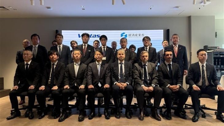 発電用風車世界最大手のべスタスと日通、DENZAIの3社が日本国内の風力発電プロジェクト推進で協力