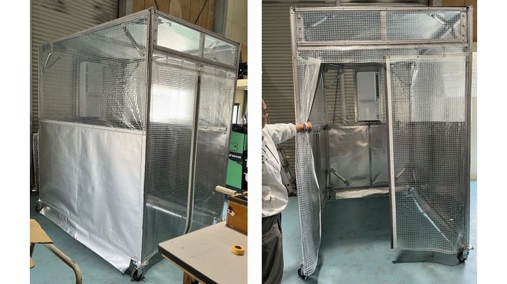 リード技研が物流現場など向けに“移動可能な避暑室”の予約販売開始、企業の熱中症対策義務化に対応