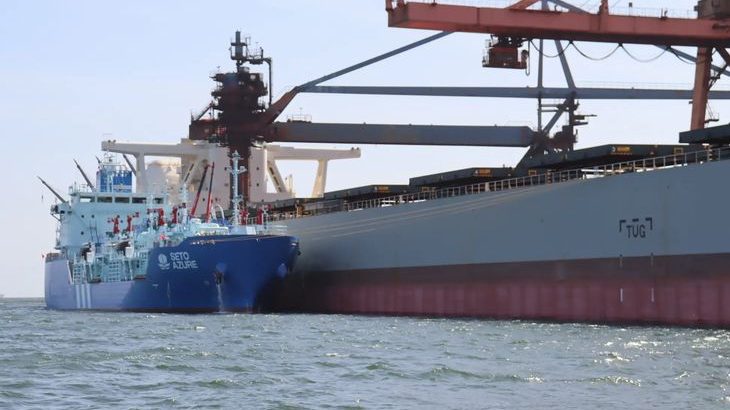 大阪ガス、Ship to Ship方式で船舶向けLNG燃料供給を開始